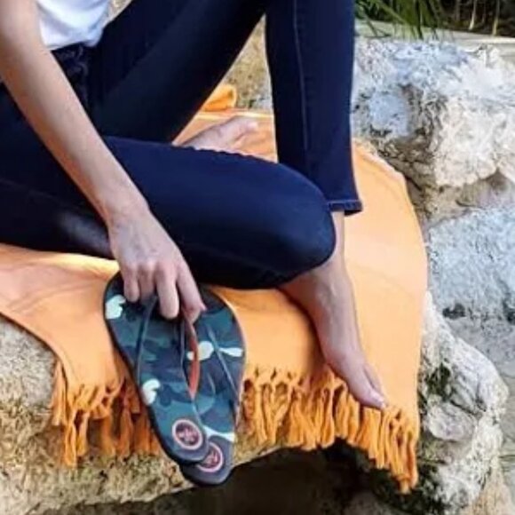 NEW SOLEI SEA Indie Flip Flop Sandals Camo for women 122mn - Picture 7 of 9